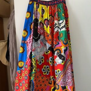 Alice & Olivia skirt from their collaboration with artist Carla Kranendonk.